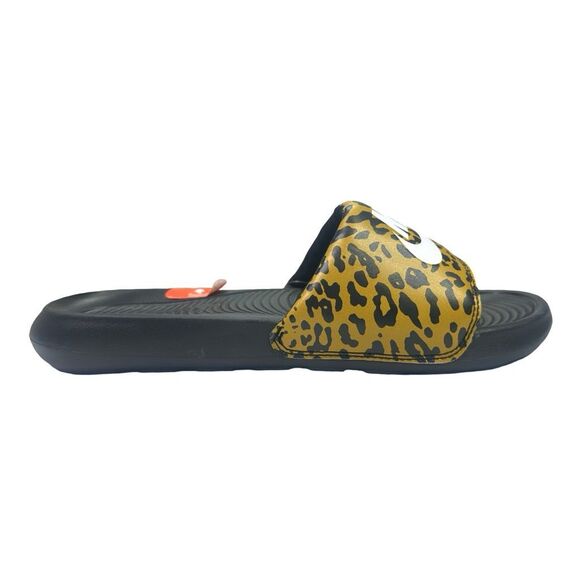 Nike Victori One Print Slide Sandal - Size 8 - Leopard Print - Picture 2 of 8
